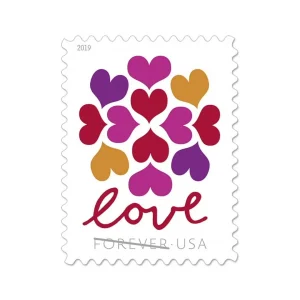 Hearts Blossom Forever Stamps