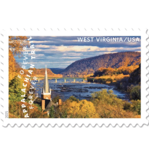 Forever Stamps 2025 Appalachian Trail – Scenic Landscapes, First-Class Postage