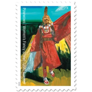Forever Stamps 2025 Powwows – Celebrating Native American Culture, Cultural Heritage, First-Class Postage