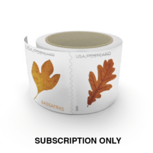 Postcard Rate Stamps 2025 Autumn Leaves ?C Nature Series, First-Class Rate